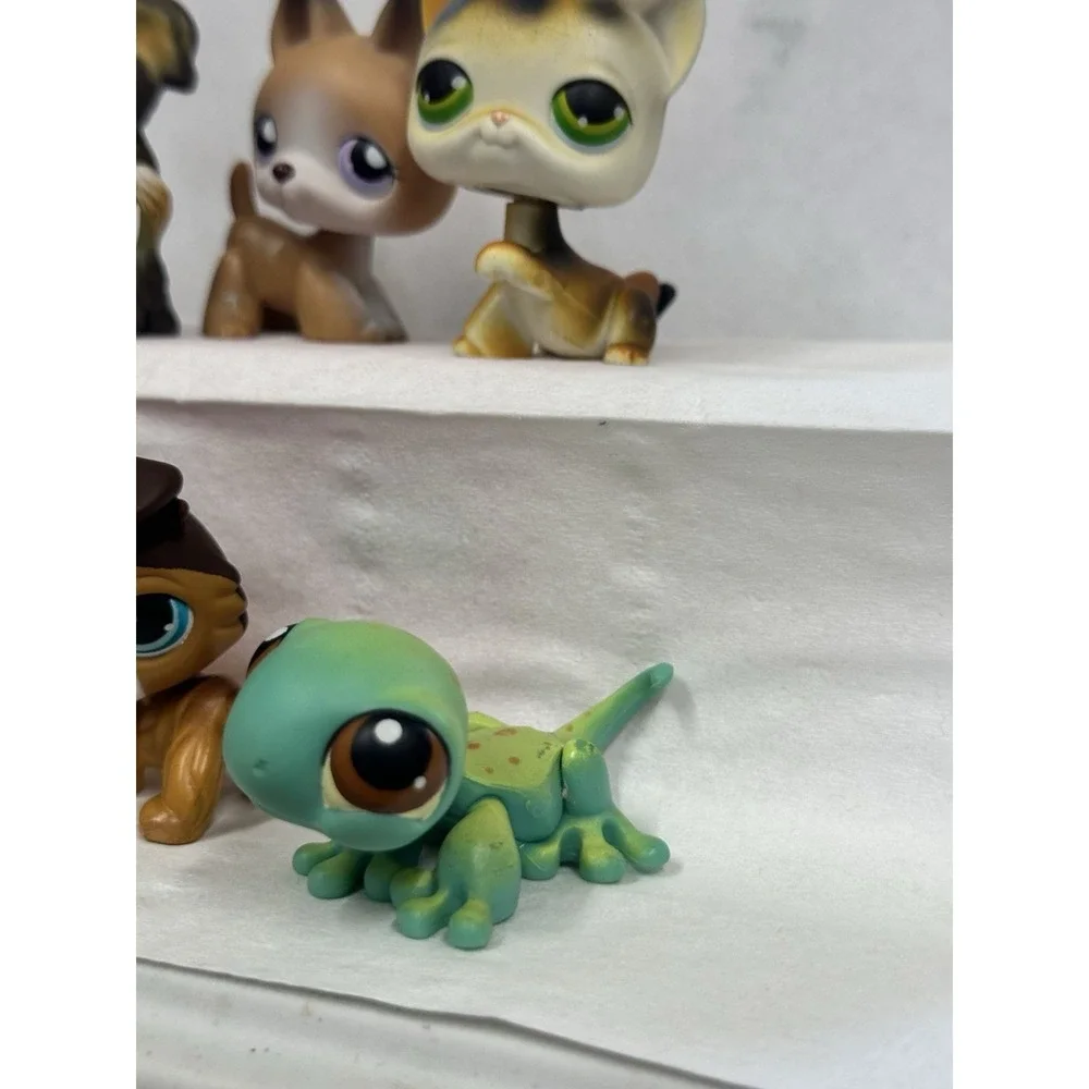 Littlest Pet Shop Lot Of 6 - 4 Rare German Shepherd Shitzu Yorkie Calico Collie‎